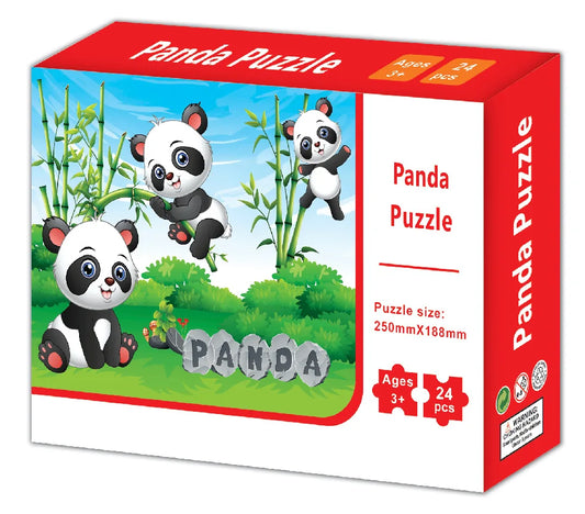 HKM-928659 24 Piece Cardboard Animal Shape Jigsaw Puzzle for Children - Educational DIY Toy