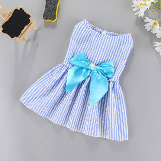 HKM-937235 Stylish Polyester Skirts for Teddy Pomeranian & Bichon Pets - Multiple Colors & Sizes Available