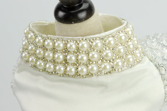 HKM-938323 Elegant White Pet Skirt Wedding Dress for Spring and Autumn Seasons