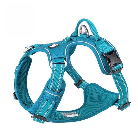 HKM-958483 Explosion-Proof Dog Vest with Chest Strap and Leash - Available in Multiple Colors and Sizes