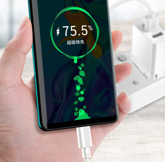 HKM-994451 Super Fast 5A Type-C Charging Cable for Huawei P10 Plus, P20, P30 Pro, Mate 9 - 1m Length