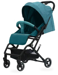 HKM-058771 Compact Lightweight Stroller with One-Click Fold and 360° Swivel Wheels, Ideal for Air Travel