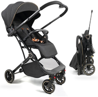 HKM-858707 Portable Folding Baby Stroller with 360-Degree Rotation for Newborns and Toddlers