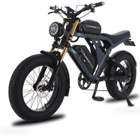 HKM-9392339 48V 36Ah Folding Electric Fat Tire Bike, 1500W Rear Hub Motor, 31 mph Top Speed, 7-Speed, 20 x 4.0 in Fat Tire
