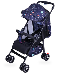 HKM-305107 3-in-1 Lightweight Baby Stroller with 5-Point Safety Harness, Foldable Design for Infants Aged 0-3