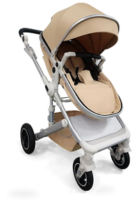 HKM-399955 Luxurious Foldable 3-in-1 Baby Stroller Pushchair with Carriage Function
