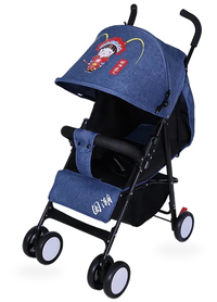 HKM-468947 Multi-Functional Baby Stroller with Reclining Seat, Front Suspension, and Spacious Storage Basket