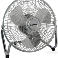 HKM-4279635 High-Velocity 9-Inch Floor Fan with 3 Speeds and 360-Degree Tilt