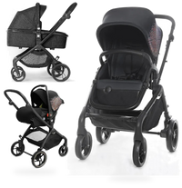 HKM-990931 4 in 1 High Landscape Travel System Stroller with Bassinet and Car Seat