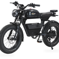 HKM-3848787 52V 30Ah Full Suspension Electric Bike, 1500W Mid-Drive Motor, 37 mph Top Speed, 20 x 4.0 in Fat Tire