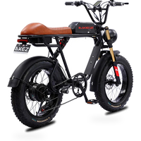 HKM-8999123 2000 W Rear Hub Motor, 48 V 20 Ah Battery, 32 mph Top Speed, 7-Speed Shimano Drivetrain, Electric Bike