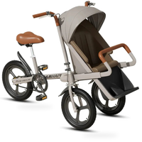 HKM-811283 Three-Wheel Baby Tricycle Stroller with Easy Folding Design for Boys and Girls