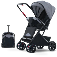HKM-137811 Travel System 2-in-1 Folding Baby Stroller for Enhanced Mobility and Comfort