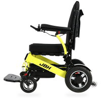 HKM-6320595 Heavy-Duty All-Terrain Folding Electric Wheelchair Dual 350W Motors 24V 20Ah Battery 21.7 Mile Range Alloy Frame