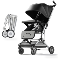 HKM-517523 Lightweight Foldable Baby Stroller with Dinner Plate Feature for Convenient Travel