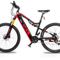 HKM-1391187 48V 500W Mountain Bike, 31 mph Top Speed, 27.5 x 2.4 in Tires, Hydraulic Disc Brakes, 300 lb Load