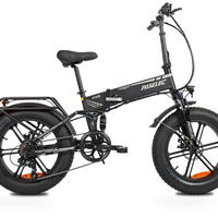 HKM-1325651 48 V 13 Ah Folding Electric Mountain Bike, 500 W Motor, 31 mph Top Speed, 7-Speed Shimano, 20 x 4.0 in Tires