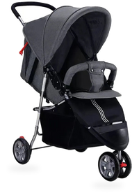 HKM-155923 Lightweight 3 in 1 Travel System Steel Frame Stroller for Infants and Toddlers, 0-3 Years, Compact Folding Design