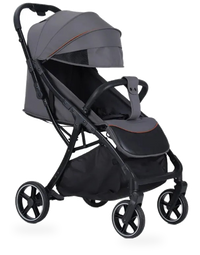 HKM-681363 Ultra-Compact Lightweight Travel Stroller for Babies - Environmentally Friendly Grey Design