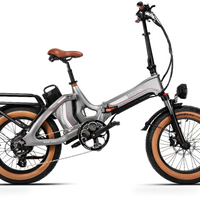 HKM-0768595 750W 20 x 4.0 in Folding Fat Tire Electric Bike, Dual 48V Batteries 28.8Ah / 1382Wh, 7-Speed Shimano, 28 mph