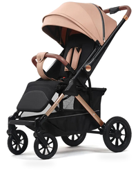 HKM-614675 Luxurious 3-in-1 Foldable Baby Travel Stroller with Adjustable Canopy and Comfortable Seat