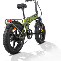 HKM-1292883 Folding Electric Bike, 500 W Rear Hub Motor, 48 V 12.5 Ah / 600 Wh Battery, 31 mph Top Speed, 7-Speed derailleur