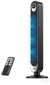 HKM-5033299 42-Inch Tower Fan with 9 Speeds, 4 Modes 12-Hour Timer Oscillation and Quiet Operation for Home and Office