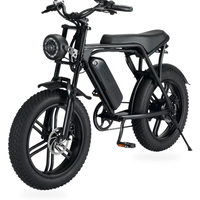 HKM-9818323 28 mph Electric Fat Tire Bike, 750W Rear Hub Motor (1000W Peak), 48V 15Ah 720Wh Battery, 7-Speed Shimano