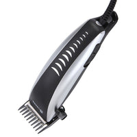 HKM-103763 Electric Fader with Adjustable Ceramic Cutter Head - Compact Design, 12W Power, Black Metal Construction