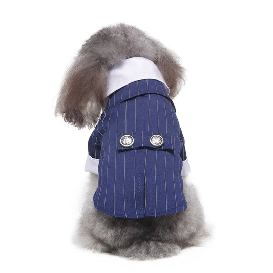 Dog Clothes Dress Tuxedo Wedding Dress