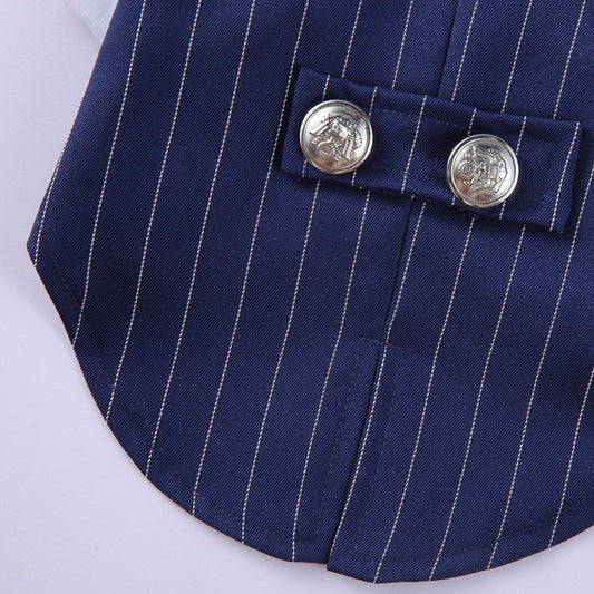 Dog Clothes Dress Tuxedo Wedding Dress