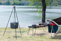 HKM-160531 Portable Camping Tripod Cooking Pot for Outdoor Survival Adventures