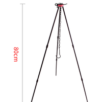 HKM-160531 Portable Camping Tripod Cooking Pot for Outdoor Survival Adventures
