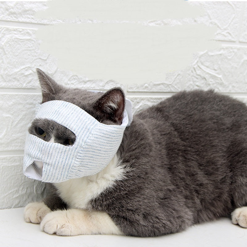 JMT-167754 Breathable Anti-Mess Cat Medicine Mask for Bite Prevention