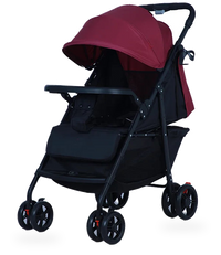 HKM-141267 Convertible 2-in-1 Foldable Four-Wheel Baby Stroller with Cute Design