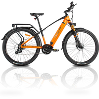 HKM-1063507 250 W Central Motor, 48 V 16 Ah Integrated Battery, 20 mph Top Speed, 8-Speed Shimano Drivetrain, Electric Bike
