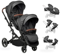 HKM-4633939 Lightweight Aluminium Stroller Wagon for Twins - Versatile Baby Buggy with Ample Storage Space