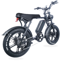 HKM-9785555 750 W 48 V Fat Tire Electric Bike, 15 Ah Battery (720 Wh), 28 mph Top Speed, 7-Speed Shimano, 20 x 4.0 in Tires