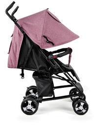 HKM-533331 Lightweight Multi-Position Recline Newborn Stroller with Canopy, Compact and Foldable Baby Pram