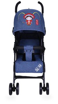 HKM-468947 Multi-Functional Baby Stroller with Reclining Seat, Front Suspension, and Spacious Storage Basket