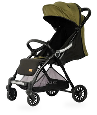 HKM-828243 Sturdy Green Baby Stroller with Durable Composite Fabric