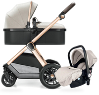 HKM-697171 3 in 1 Baby Stroller Pram with Car Seat - Luxury Lightweight Pushchair for Infants and Toddlers