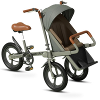 HKM-811283 Three-Wheel Baby Tricycle Stroller with Easy Folding Design for Boys and Girls