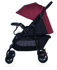 HKM-174035 8.15kg Versatile Baby Stroller with One-Hand Folding, Reversible Handle, and Shock Absorbing Wheels