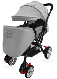 HKM-041811 Lightweight Foldable Baby Stroller with Compact Steel Tube Design for Travel Convenience