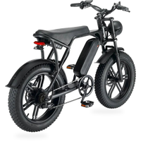 HKM-9818323 28 mph Electric Fat Tire Bike, 750W Rear Hub Motor (1000W Peak), 48V 15Ah 720Wh Battery, 7-Speed Shimano