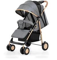 HKM-432723 Lightweight Foldable Stroller with Sunshade Canopy - Compact Baby Pram for Easy Travel