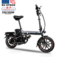 HKM-1522259 350 W Rear Hub Motor, 48 V 7.5 Ah Battery, 20 mph Top Speed, 14 x 1.95 in City Tires, Electric Bike