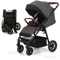HKM-794323 Lightweight Foldable Luxury Baby Stroller Pushchair with Customised Features