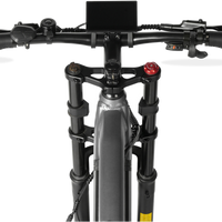 HKM-3586643 26 in x 4.0 Fat Tire Full Suspension Electric Mountain Bike, 2000 W Dual Hub Motor, 48 V 20 Ah Removable Battery